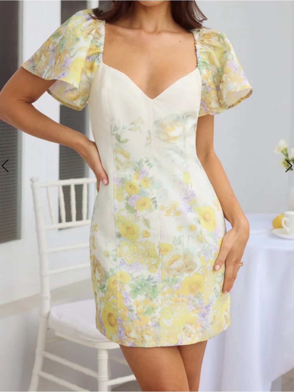Fortunate One Jasmine Breeze Short Sleeve Mini Dress Multi size S / US 4 NWT